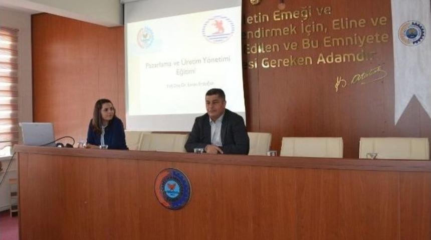 Bafra&rsquo;da &rsquo;pazarlama Ve &Uuml;retim Y&ouml;netimi Eğitimi&rsquo;