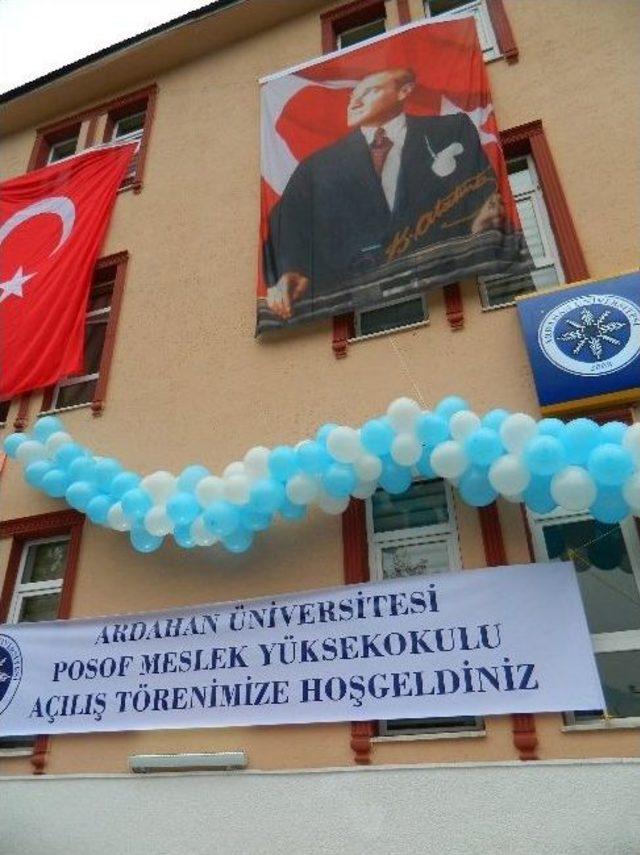 Posof Meslek Y&uuml;ksekokulu D&uuml;zenlenen T&ouml;renle Hizmete A&ccedil;ıldı 2