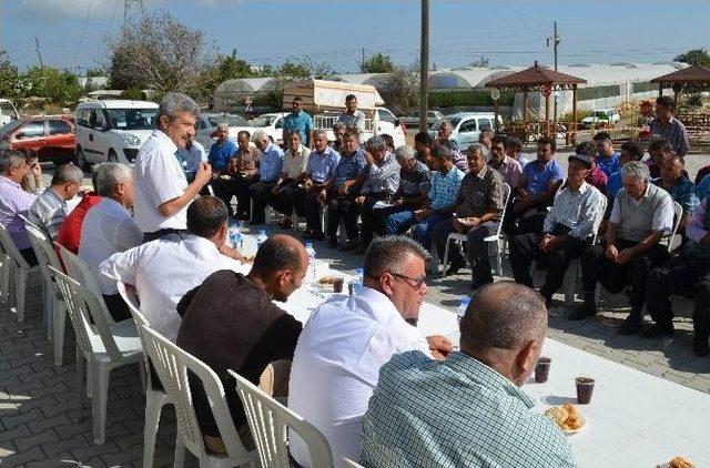 Erdemli’de Çiftçiye Sağlıklı Ve Kaliteli Ürünün Önemi Anlatıldı