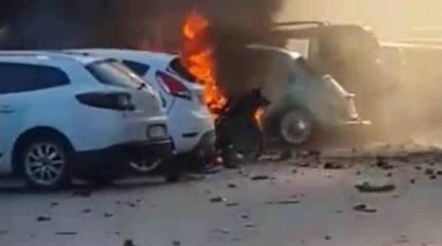 Antalya&rsquo;da Patlama Sonrası Yaşanan Panik Kameralara Yansıdı