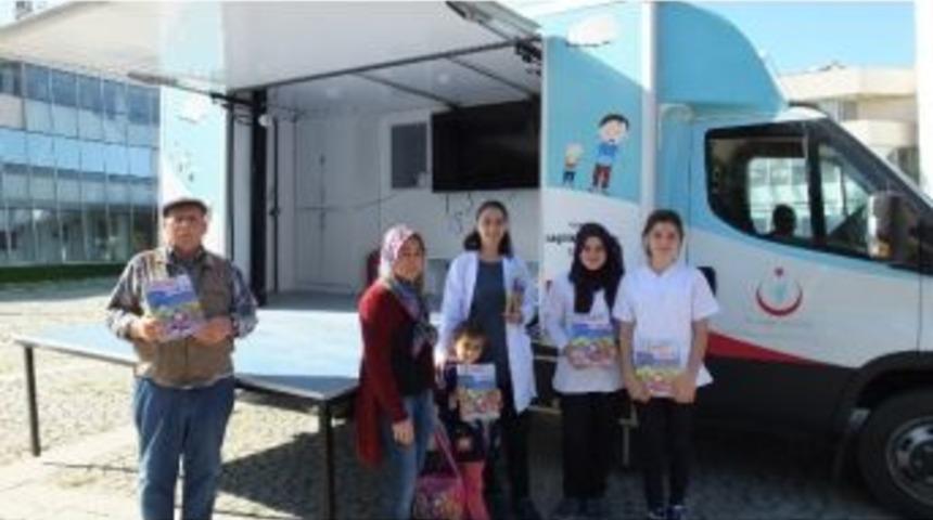 Burhaniye&rsquo;de Mobil Sağlık Eğitimi