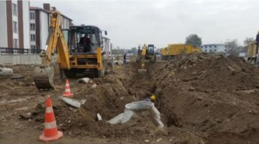 D&uuml;zce&rsquo;de Alt Yapı &Ccedil;alışması Yapılıyor