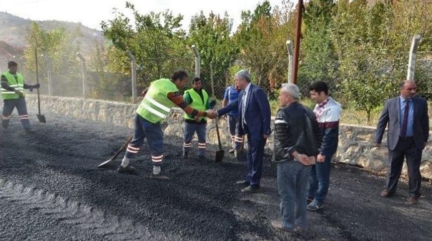 Yeşilyurt Belediyesi Kış Ayı Gelmeden Asfaltlama &Ccedil;alışmalarına Hız Verdi