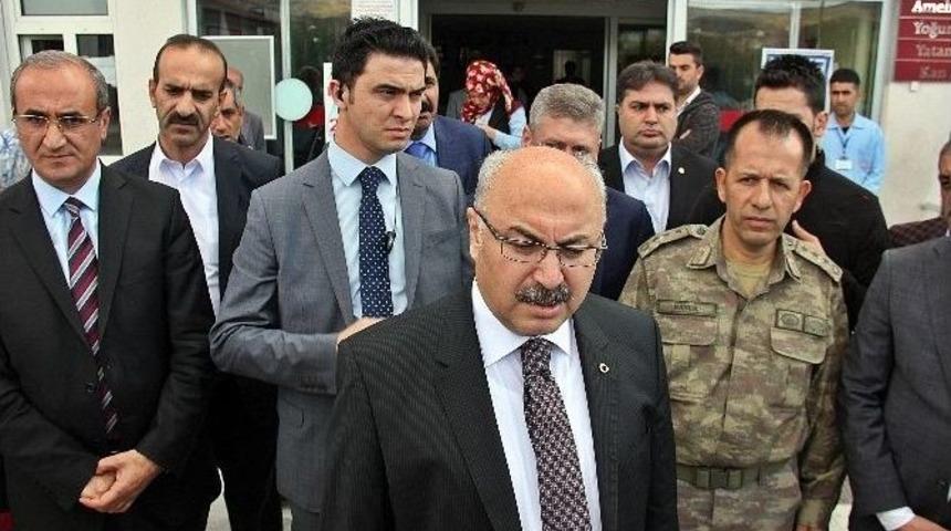 Bing&ouml;l Valisi, Yaralı Askerleri Ziyaret Etti