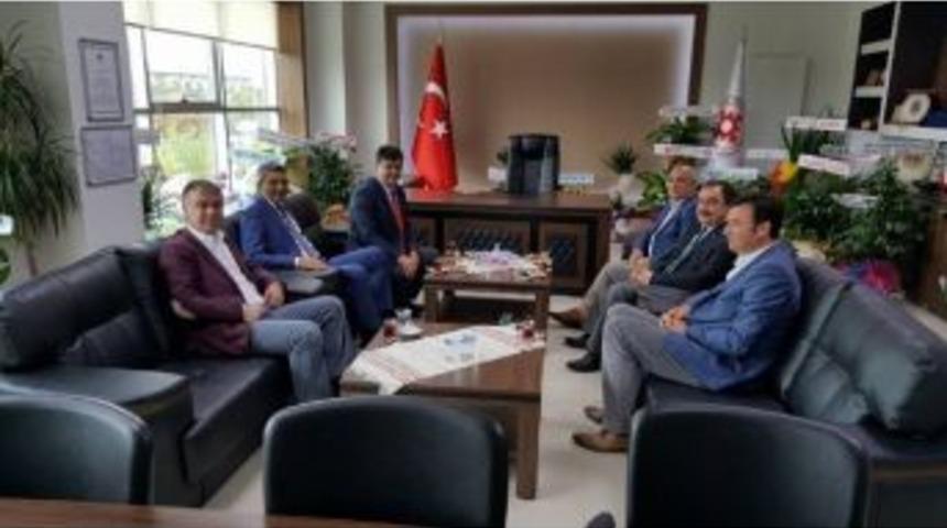Başkan Yal&ccedil;ın&rsquo;dan Tso Başkanı Ateş&rsquo;e Ziyaret
