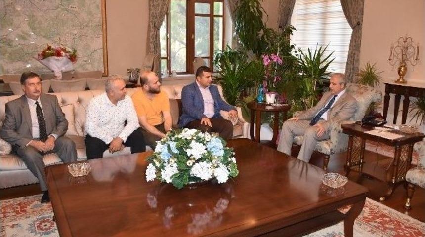 Manisa Elektronik&ccedil;iler Odası&rsquo;ndan Vali G&uuml;ven&ccedil;er&rsquo;e Ziyaret