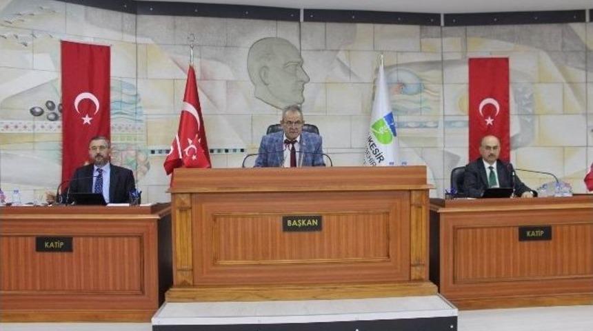 Balıkesir B&uuml;y&uuml;kşehir Belediye Meclisi Toplandı
