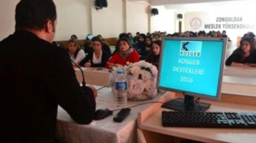 Zmyo&rsquo;da Girişimcilik Bilgilendirme Semineri Yapıldı