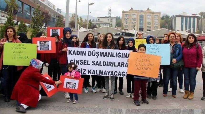 &Ccedil;ocuk İstismarına Ve Kadına Y&ouml;nelik Şiddete Karşı Basın A&ccedil;ıklaması Yaptılar