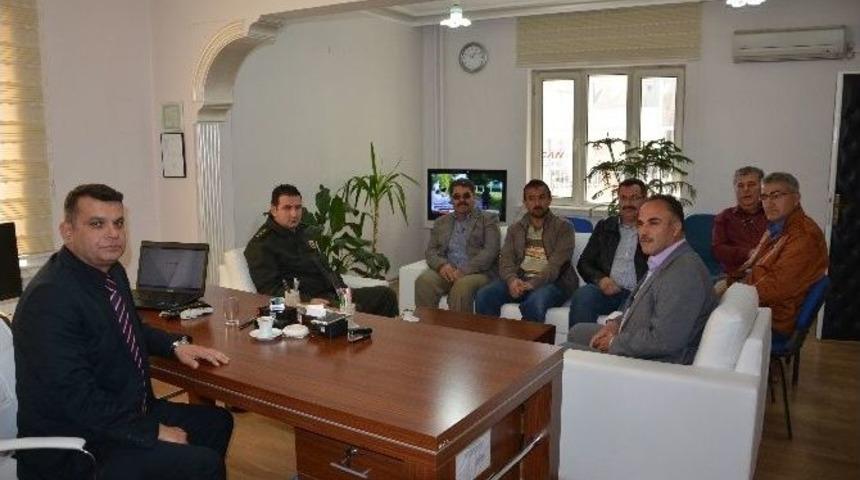 Korkuteli İnşaat&ccedil;ılar Odasından Emniyete Ziyaret