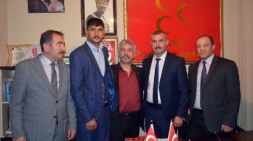Mhp Pasinler İl&ccedil;e Başkanlığına G&uuml;naştı Getirildi.