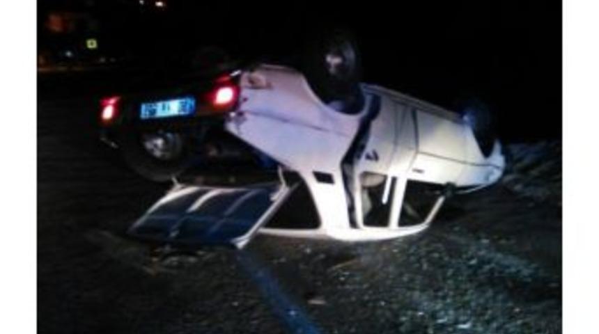 Takla Atan Otomobilin S&uuml;r&uuml;c&uuml;s&uuml; Yaralandı
