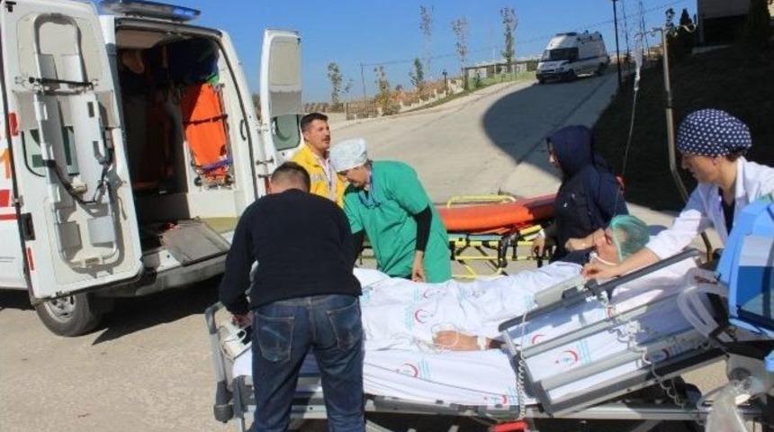 Hastanede Tatbikat Ger&ccedil;eği Aratmadı