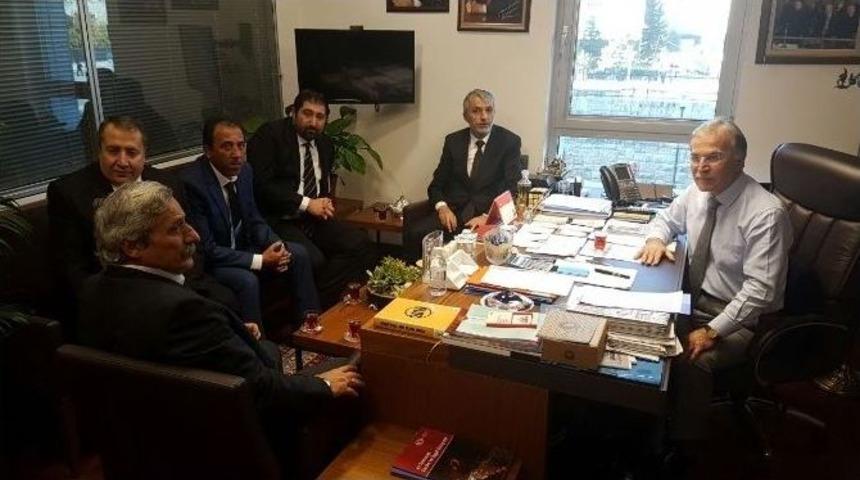 Karab&uuml;k Gazeteciler Cemiyeti&rsquo;nden Milletvekili Şahin&rsquo;e Ziyaret