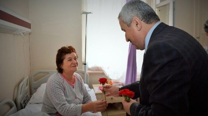 Başkan Baran&rsquo;dan Hastalara Moral Ziyareti