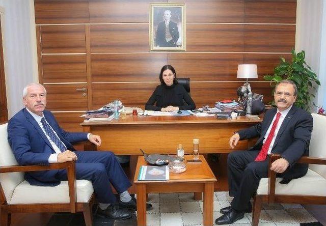 Başkan Şahin Bafra İçin Ankara’da