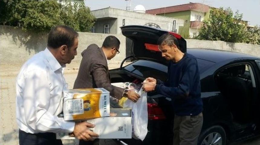 Silopi&rsquo;de 6 &Ccedil;ocuklu Engelli Kadına İhh&rsquo;dan Yardım