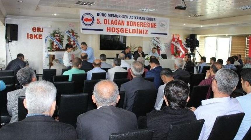 B&uuml;ro Memur-sen&rsquo;in Kongresi İptal Edildi
