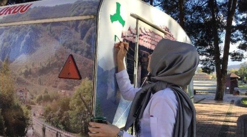 İkizce&rsquo;yi Tanıtmak İ&ccedil;in Karavanla Yollara D&uuml;şt&uuml;