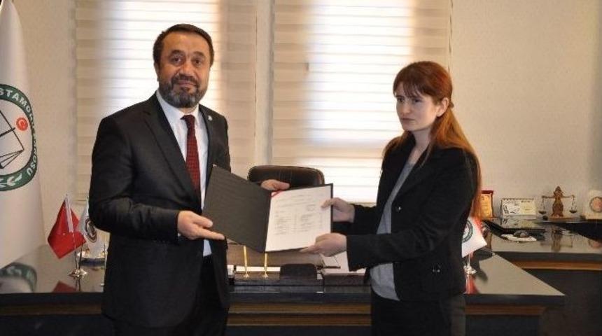 Baro Başkanı Av. &Ccedil;ift&ccedil;i, Mazbatasını Aldı