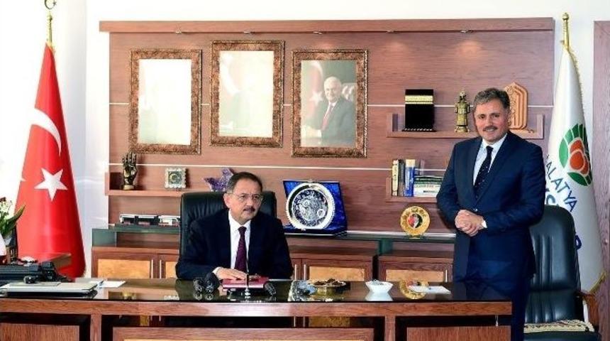 İki Bakandan Malatya B&uuml;y&uuml;kşehir Belediyesine Ziyaret
