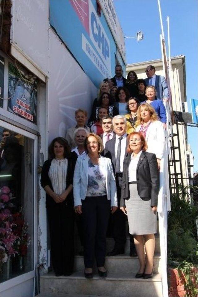 Chp Kadın Kolları Heyeti, Başkan Kayalı Ve Chp İle &Ouml;rg&uuml;t&uuml;n&uuml; Ziyaret Etti 2