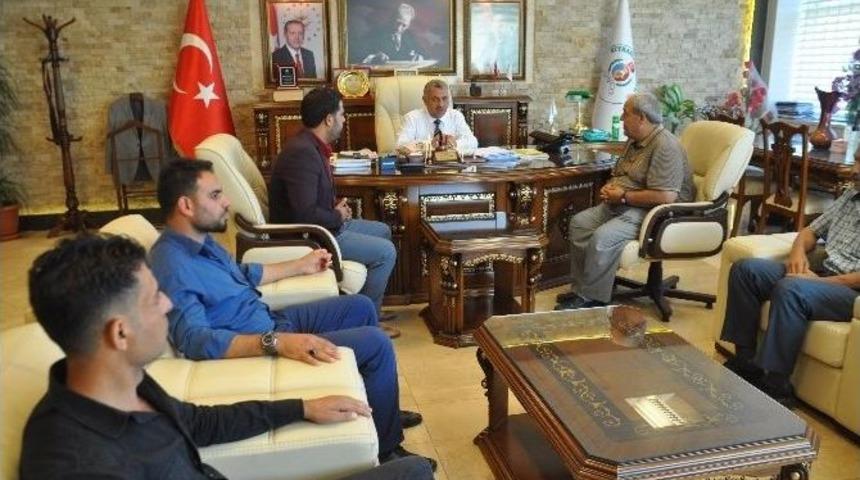 11 Mayıs Şehitler Derneği&rsquo;nden Başkan Şanverdi&rsquo;ye Ziyaret