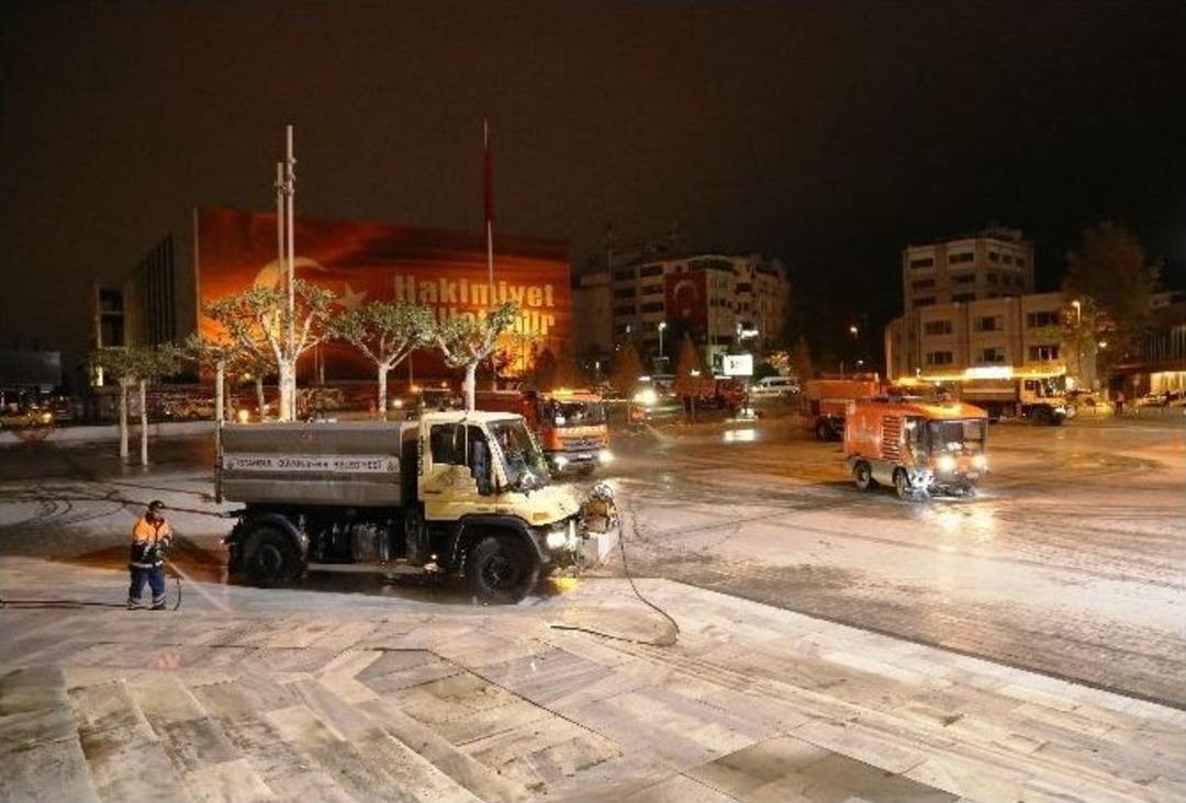 758 Personel İstanbul&rsquo;u 24 Saat Temizliyor