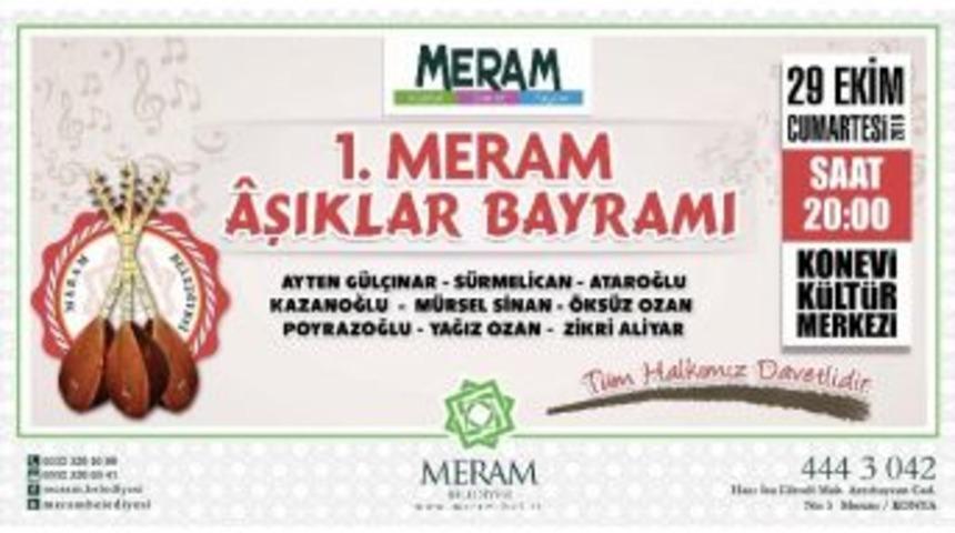 Meram&rsquo;da Aşıklar Bayramı