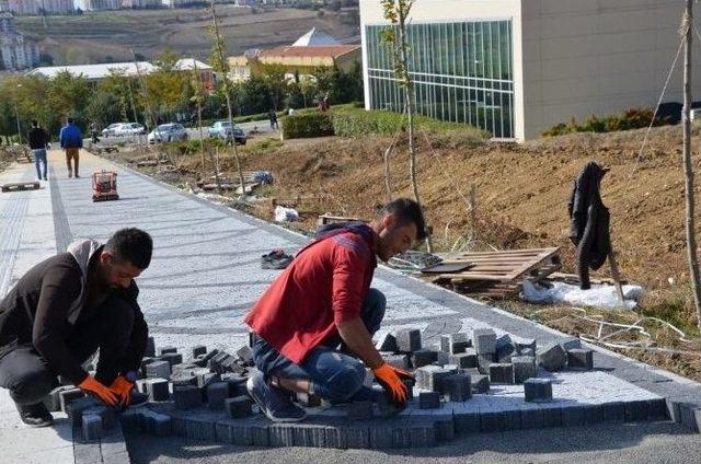 Nkü Kampüs Giriş Kapısı Peyzaj Çalışması Ve Yol Düzenlemeleri Tüm Hızıyla Devam Ediyor