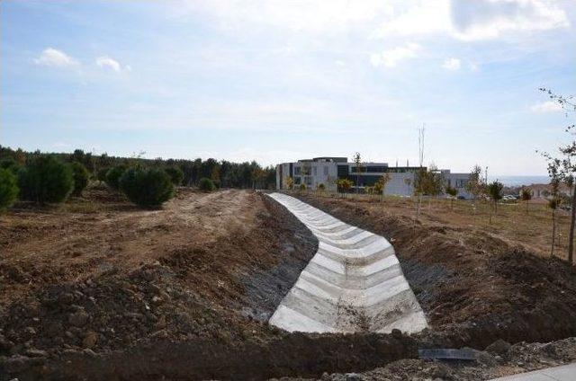 Nkü Kampüs Giriş Kapısı Peyzaj Çalışması Ve Yol Düzenlemeleri Tüm Hızıyla Devam Ediyor