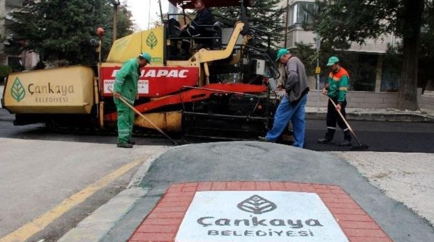 &Ccedil;ankaya&rsquo;da Asfalt Sezonu Bitmiyor