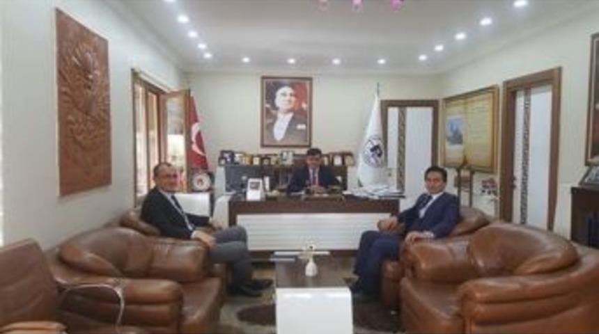 Organize Sanayi B&ouml;lgesi M&uuml;d&uuml;r&uuml; Yıldırım&rsquo;dan Başkan Yal&ccedil;ın&rsquo;a Ziyaret