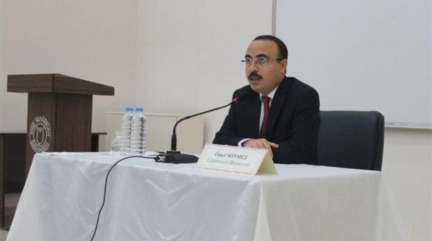 Başsavcı S&ouml;nmez&rsquo;den &ldquo;t&uuml;rkiye&rsquo;de Hukuk&rdquo; Semineri