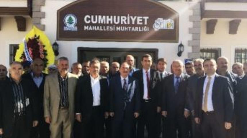 Cumhuriyet Mahallesi Muhtarlık Binası Hizmete A&ccedil;ıldı