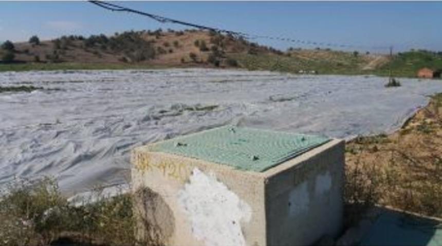 Salatalıklar Donmasın Diye Elyaf &Ouml;rt&uuml;