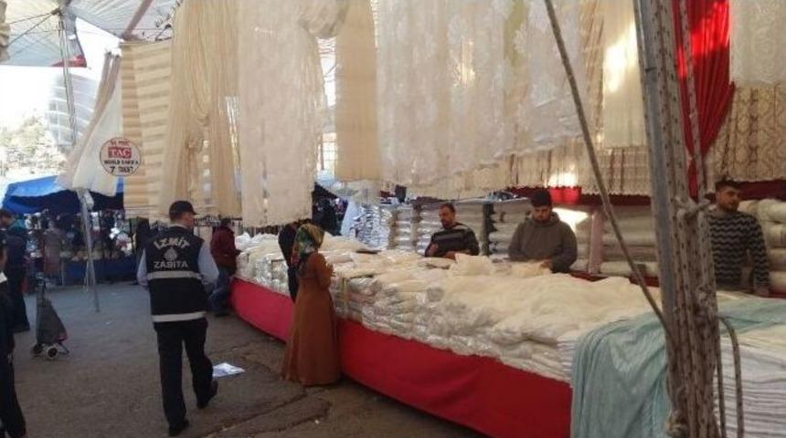 İzmit Zabıtası&rsquo;ndan Pazar Esnafına Uyarı