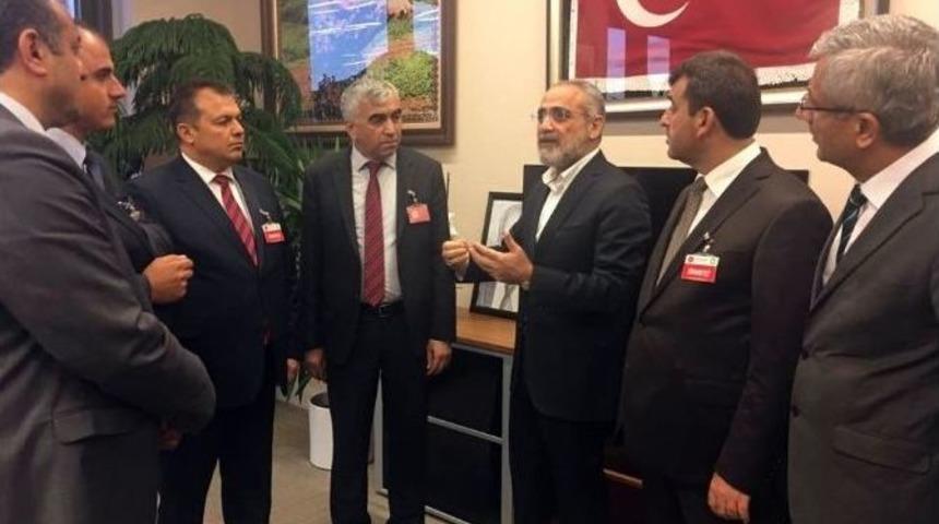 Gmis Y&ouml;netimi Cumhurbaşkanı Başdanışmanı Top&ccedil;u&rsquo;yu Ziyaret Etti