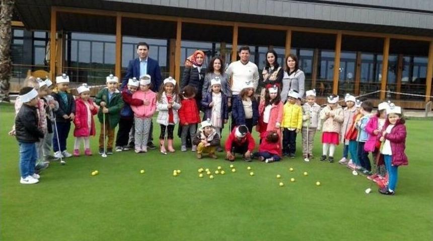 &Ccedil;arşambalı Minikler Golf İle Tanıştı