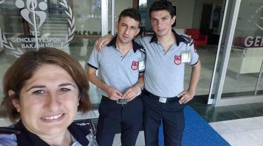 Gen&ccedil; G&uuml;venlik G&ouml;revlisine H&uuml;z&uuml;nl&uuml; Veda