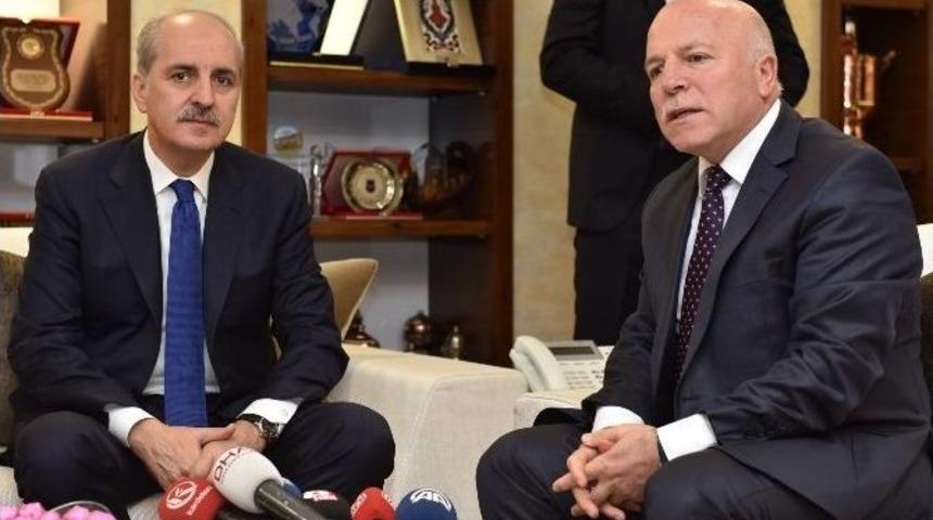 Başbakan Yardımcısı Kurtulmuş&rsquo;tan Başkan Sekmen&rsquo;e &Ouml;vg&uuml;