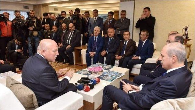 Başbakan Yardımcısı Kurtulmuş&rsquo;tan Başkan Sekmen&rsquo;e &Ouml;vg&uuml; 2