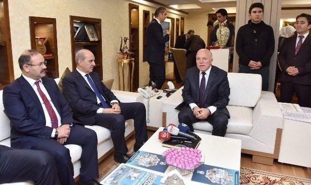 Başbakan Yardımcısı Kurtulmuş&rsquo;tan Başkan Sekmen&rsquo;e &Ouml;vg&uuml; 3