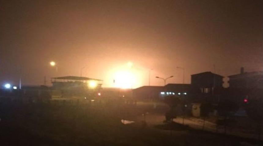 Doğubayazıt&rsquo;ta Doğalgaz Boru Hattında Patlama