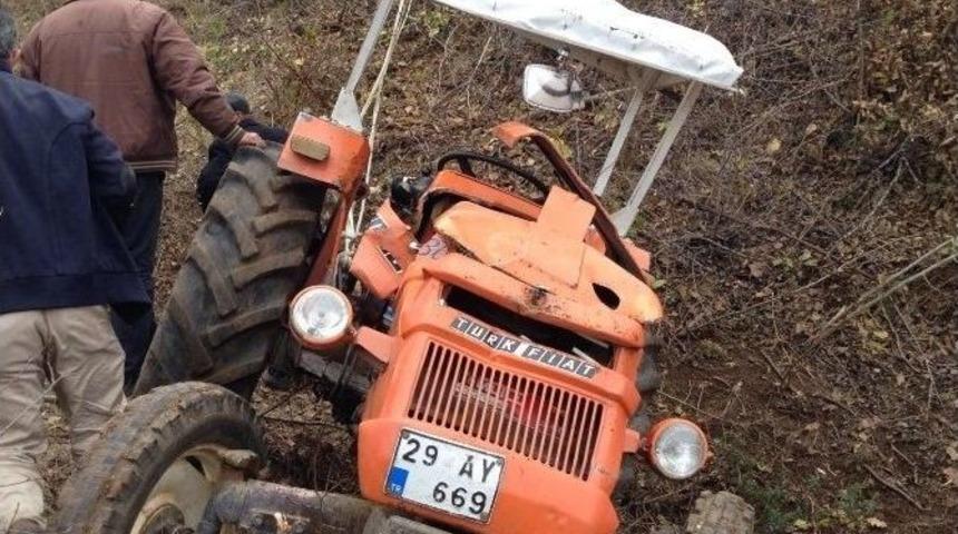 Kelkit&rsquo;te Trakt&ouml;r Kazası: 3 Yaralı