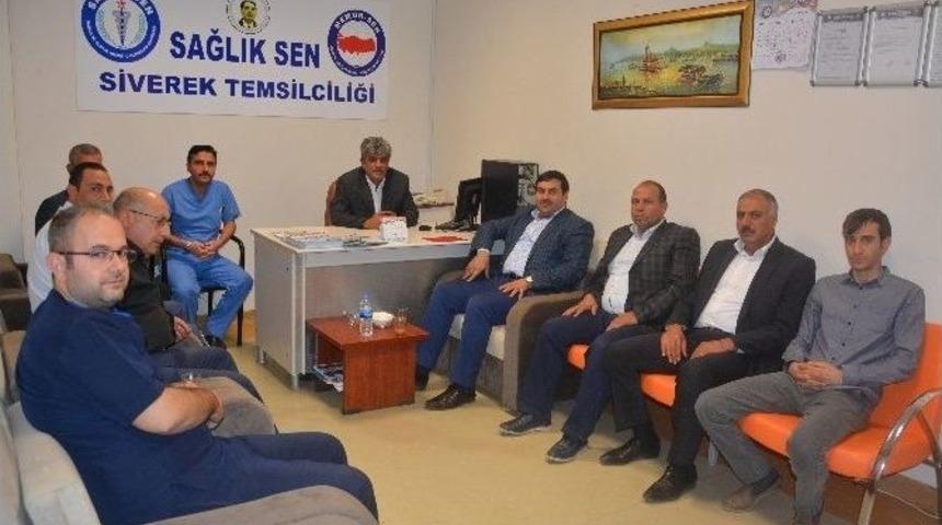 Başkan İlhan &Ccedil;elik&rsquo;ten Sendikalara Teşekk&uuml;r Ziyareti