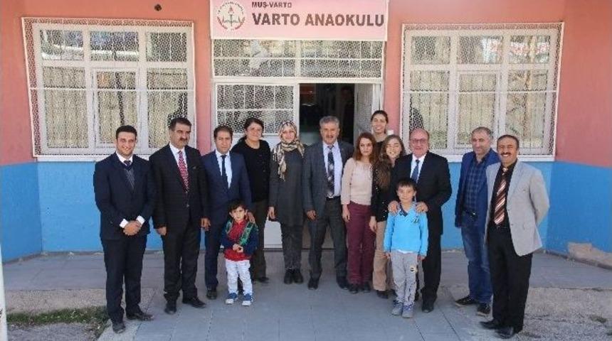 M&uuml;d&uuml;r Aslan&rsquo;dan Anaokulu &Ouml;ğrencilerine Ziyaret