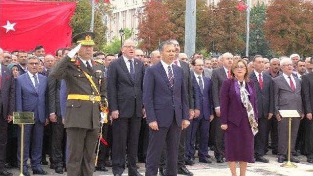 Gaziantep’te Cumhuriyetin 93’ncü Yıl Dönümü Törenle Kutlandı