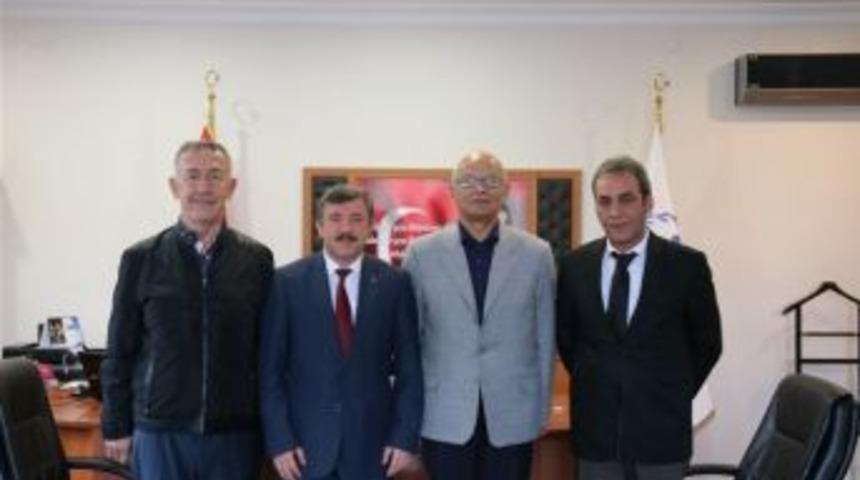 T&uuml;rkiye Bisiklet Federasyonu Başkan Aday Erol K&uuml;&ccedil;&uuml;kbakırcı Yalova&rsquo;da