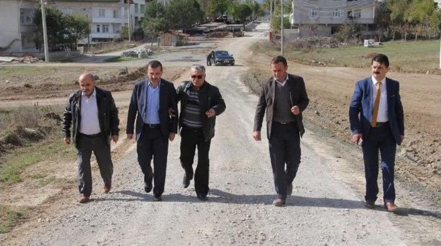 Başkan Sarıcaoğlu &Ccedil;alışmaları Yerinde İnceliyor